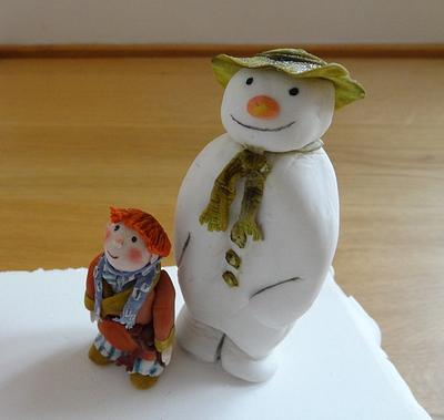 The Village Snowman Cake - Cake by Fifi's Cakes