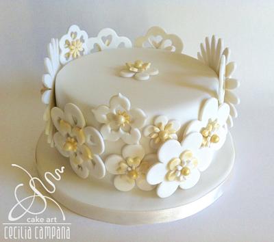 Winter wedding - Cake by Cecilia Campana