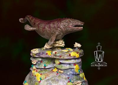 Mosasaur Cake - Cake by Akiko White 