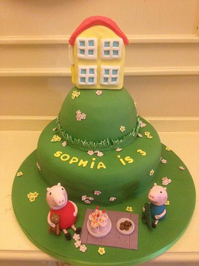 Peppa Pig  - Cake by icedtouchcakes
