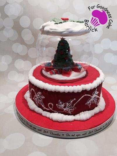 Snow dome and the ivy cake  - Cake by For goodness cake barlick 
