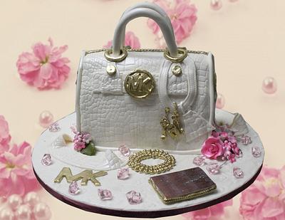 MK White Handbag - Cake by MsTreatz