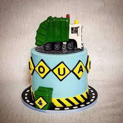 Garbage truck cake - Cake by The Custom Piece of Cake
