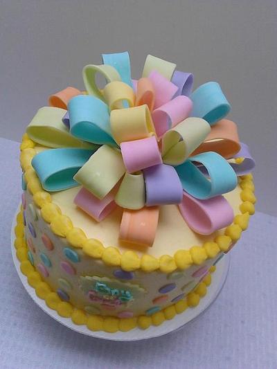 Baby Gender Reveal Cake - Cake by K Blake Jordan