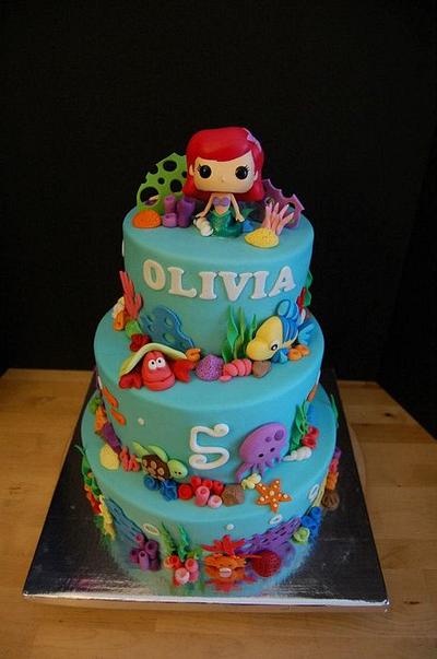 Olivia's Ariel Cake - Cake by Annie