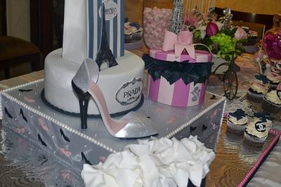 Let's go shopping! Cake and cupcakes! - Cake by Tress Cupcakes