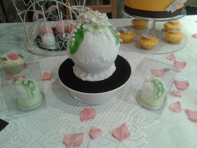 Lilly of the Valley - Cake by Karen's Kakery