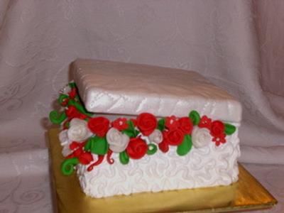 Christmas Box - Cake by Maggie Rosario