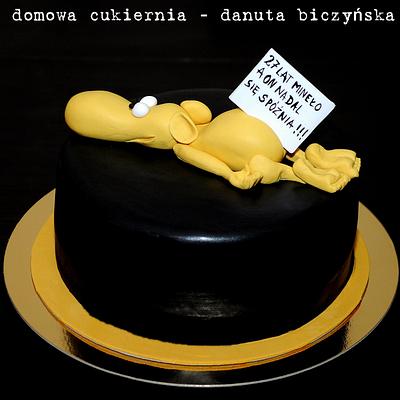 yellow little monster - Cake by danadana2