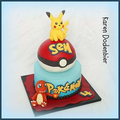 Pokémon  - Cake by Karen Dodenbier