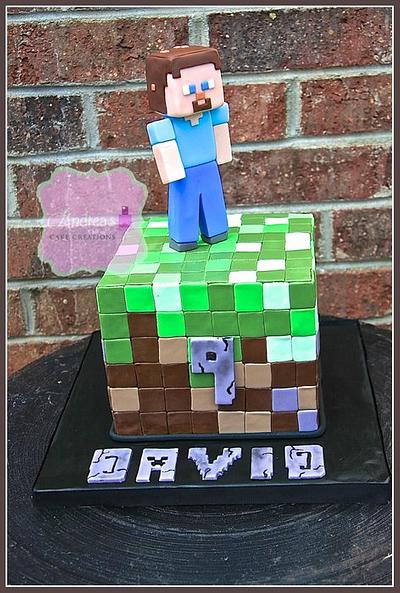 Minecraft for David! - Cake by Andrea'sCakeCreations
