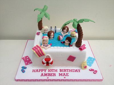 Swimming pool cake - Cake by Lisa 