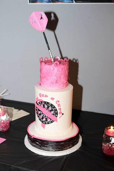 Throw for a Cure - Cake by KerrieA
