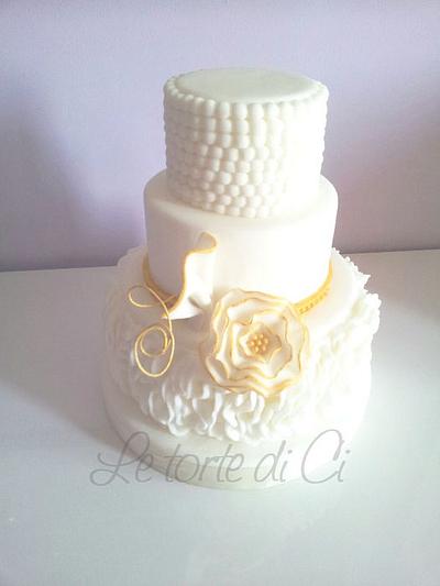 Elegant wedding cake - Cake by Le torte di Ci