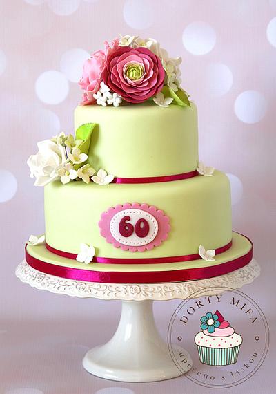 60th Birthday Cake - Cake by Michaela Fajmanova