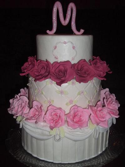 Roses - Cake by Nissa