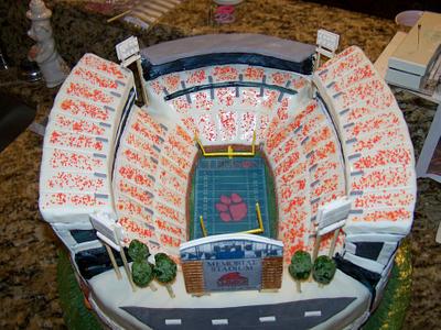 Football Stadium - Cake by Theresa