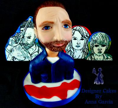 Baking Dead Collab - Cake by Designer Cakes by Anna Garcia