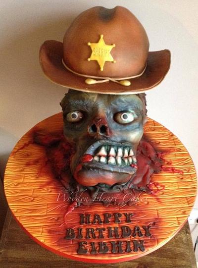 The Walking Dead Cake - Cake by Wooden Heart Cakes
