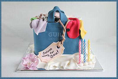 Handbag Cake - Cake by Guilt Desserts