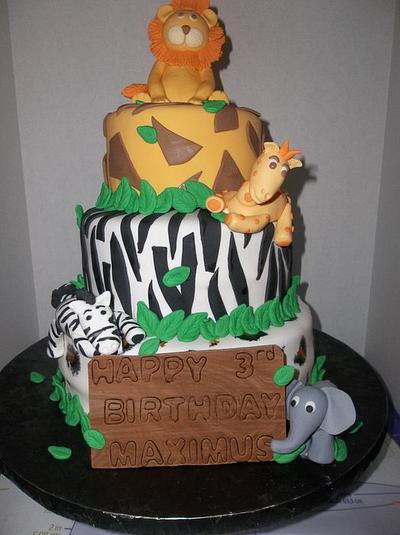 Safari Cake - Cake by gemmascakes