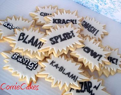Sound effects cookies - Cake by Corrie