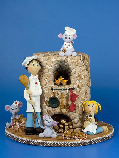 Ooops....mice in the bakery! ;-) - Cake by leonietje