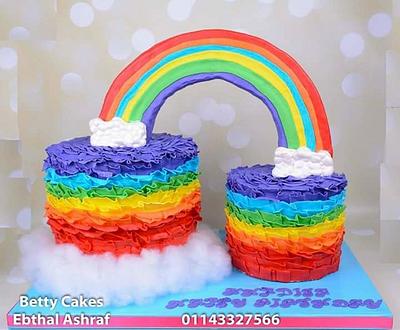 Rainbow cake - Cake by BettyCakesEbthal 