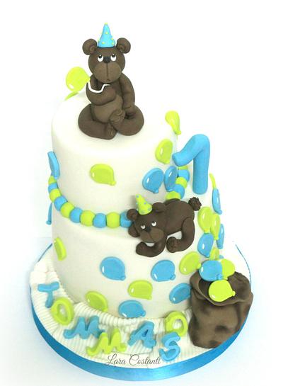 Happy first birthday Tommaso!!! - Cake by Lara Costantini