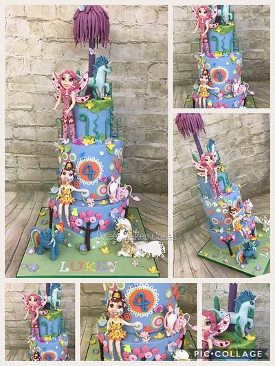 UNICORNS 🦄 AND FAIRIES 🧚‍♀️  - Cake by Sweet Lakes Cakes