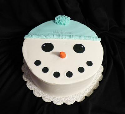 Snowman Cake  - Cake by Michelle