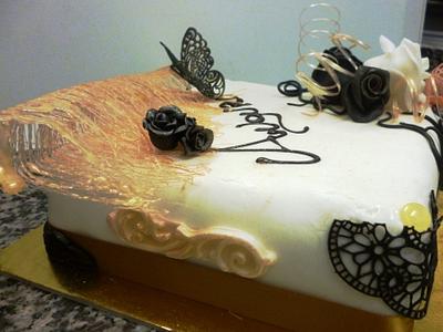butterfly and roses - Cake by La Mimmi
