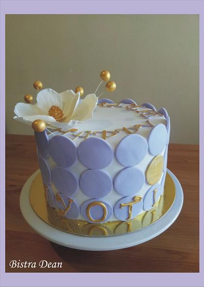 Magnolia birthday cake  - Cake by Bistra Dean 
