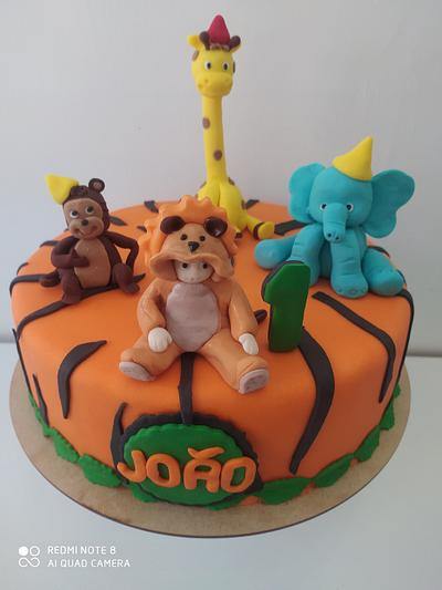 Tema Safari - Cake by Doçuras em Bocados