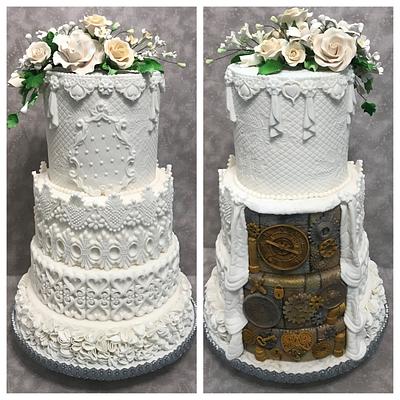 Steampunk Wedding Cake - Cake by Susan Russell