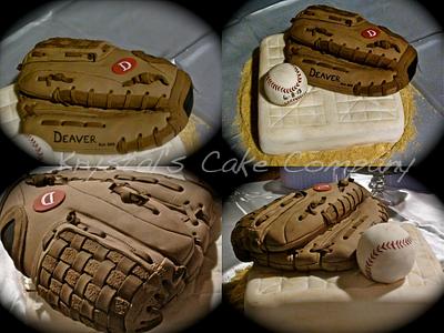 Lefty Glove Groom's cake - Cake by Krystal's Cake Company