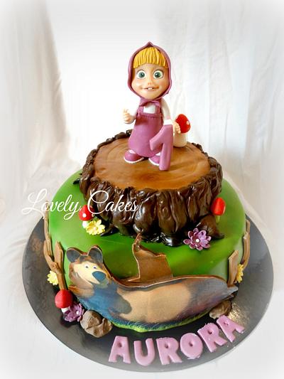 Masha and Bear Cake - Cake by Lovely Cakes di Daluiso Laura