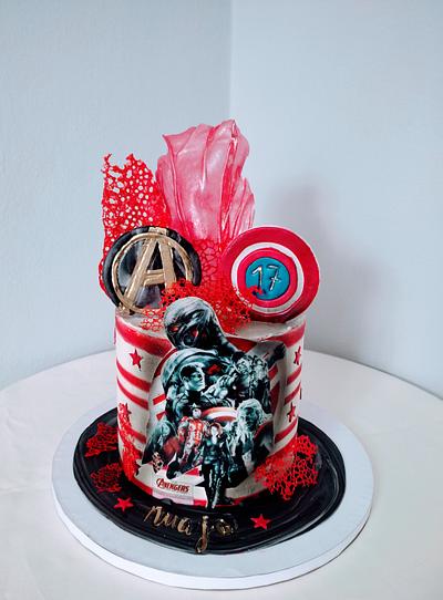 Avengers  - Cake by alenascakes