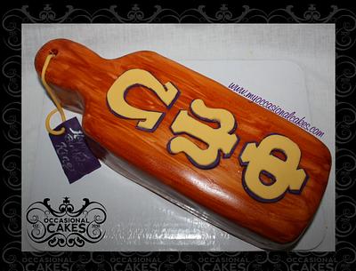 Omega Psi Phi - Cake by Occasional Cakes