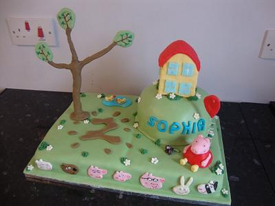 peppa cake - Cake by Justine