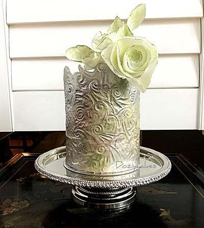 Textured Wafer Paper Cake - Cake by Dozycakes