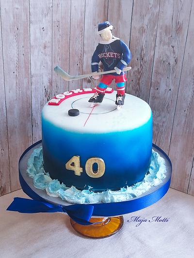 Hockey player - Cake by Maja Motti