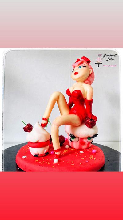 Cherry 🍒  - Cake by Bombshell Bakes
