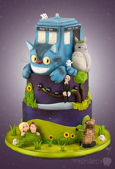 Doctor Who meets My Neighbour Totoro - Cake by Little Cherry