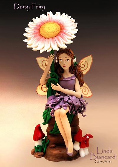 A Little Flowers Fairy  - Cake by Linda Biancardi