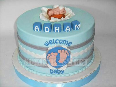 baby shower cake - Cake by dina sokker