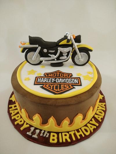 Harley love...  - Cake by Simran