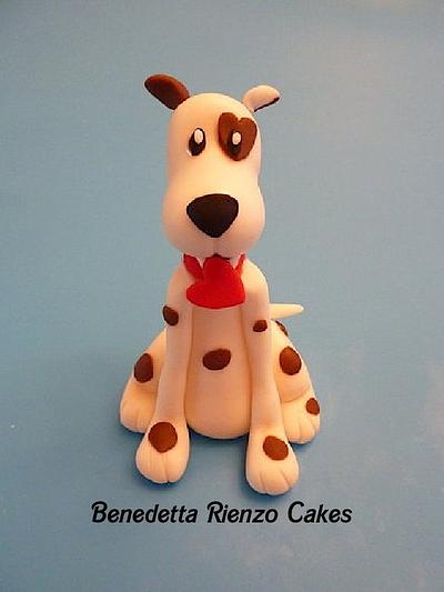 Valentine Dog Cake Topper - Cake by Benni Rienzo Radic