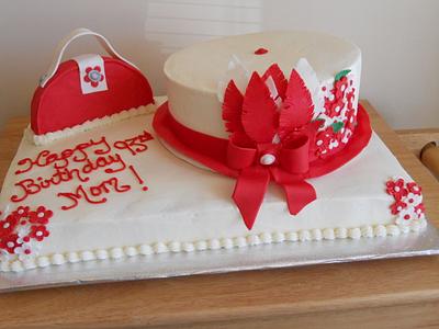 Church hat and purchse - Cake by Pam1727