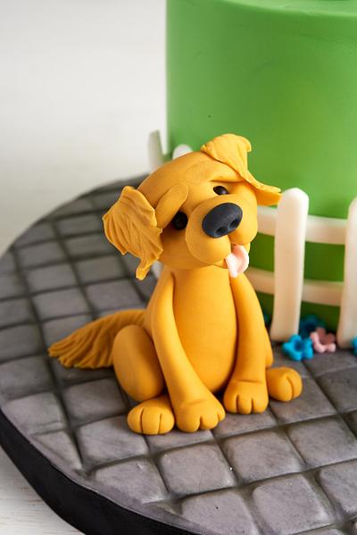 Cute Dog - Cake by Etty